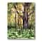Designart - Large Tree In Autumn Forest - Lake House Canvas Wall Art Print